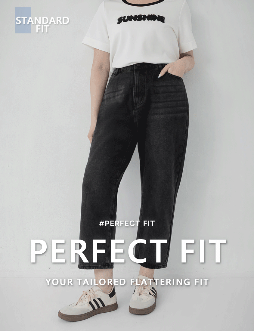 Standard Perfect Fit Plus Size Boyfriend Jeans