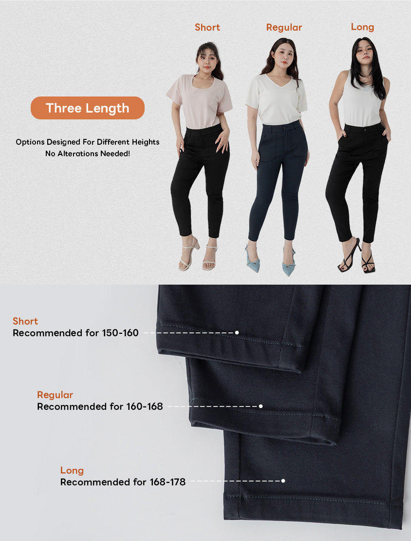Tummy-Flattering Plus Size Slimming Pants 2.0 (Long)