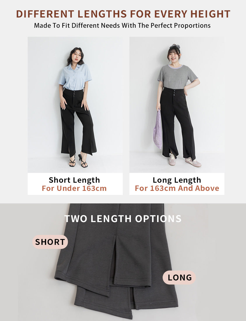 Instant Cool Cloud Cotton Plus Size Flare Pants (Short)