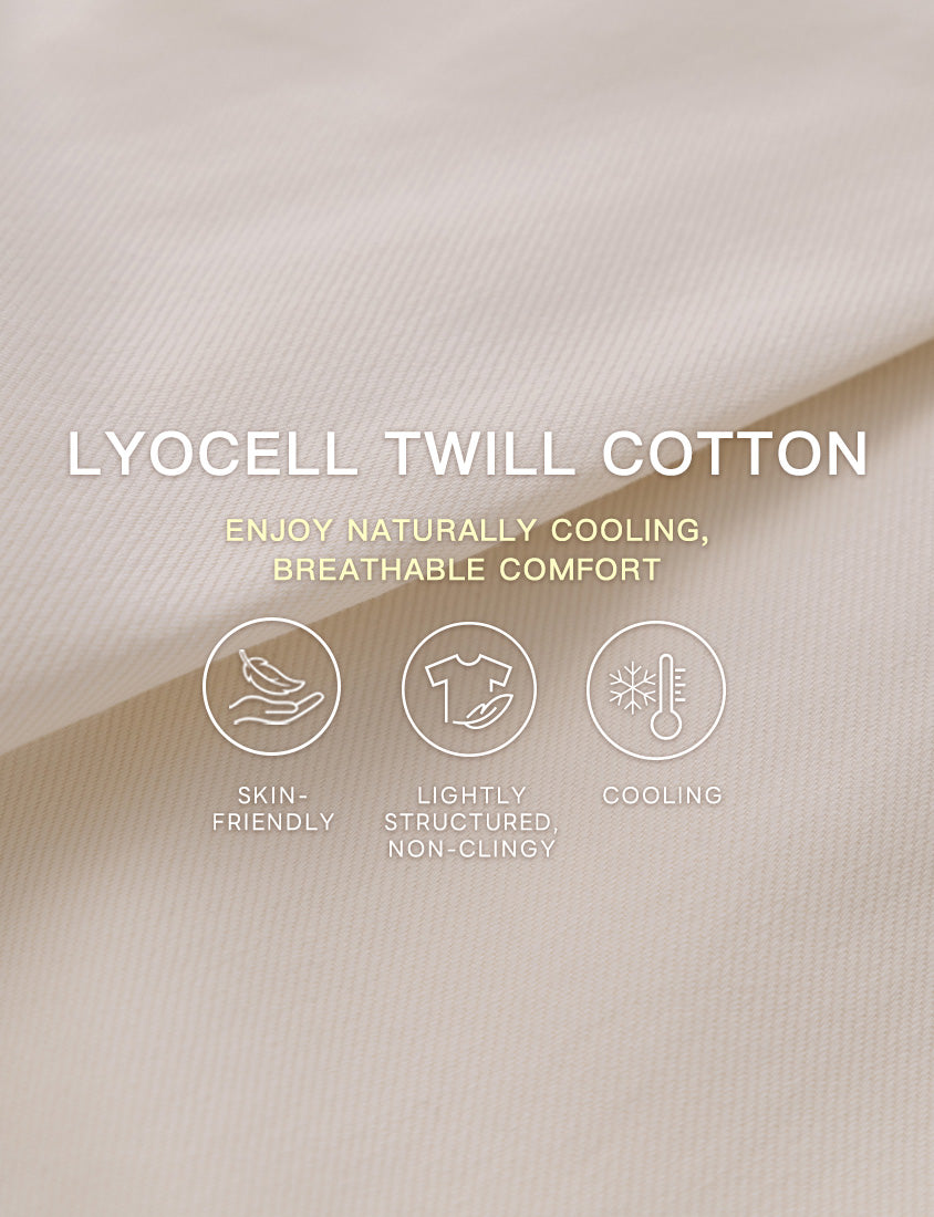 Cooling Lyocell Twill Cargo Plus Size Pants