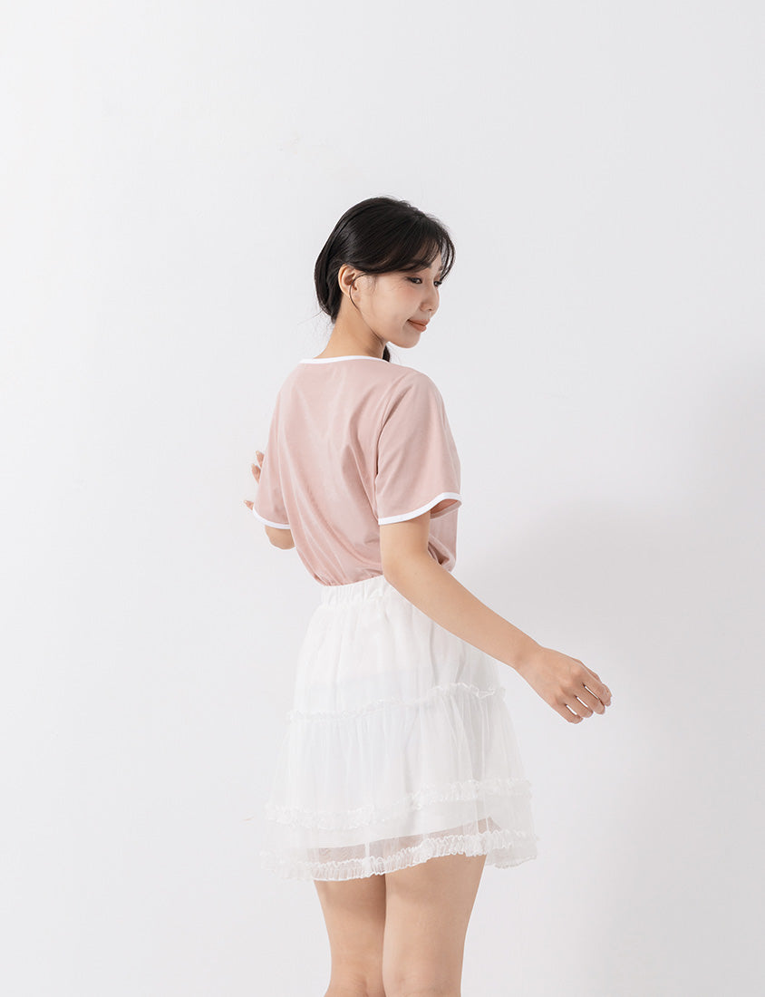 Instant Cooling Sorona Teddy Embroidered Plus Size Tee