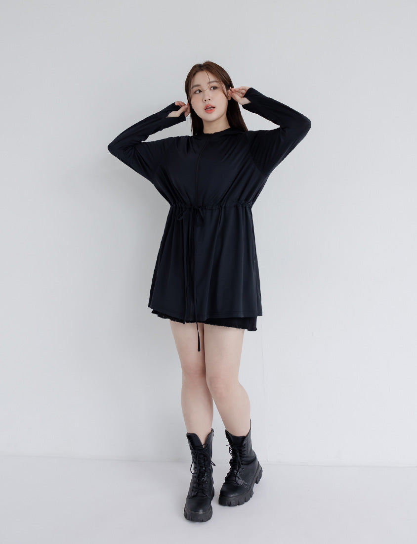 UV PRO+ Cooling Tech Sun Protection Plus Size Longline Jacket