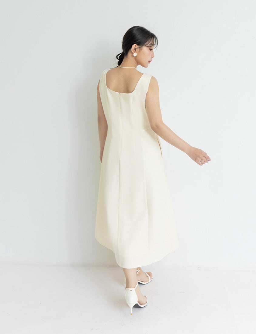 MISS. Slim Fit Tweed Plus Size Midi Dress