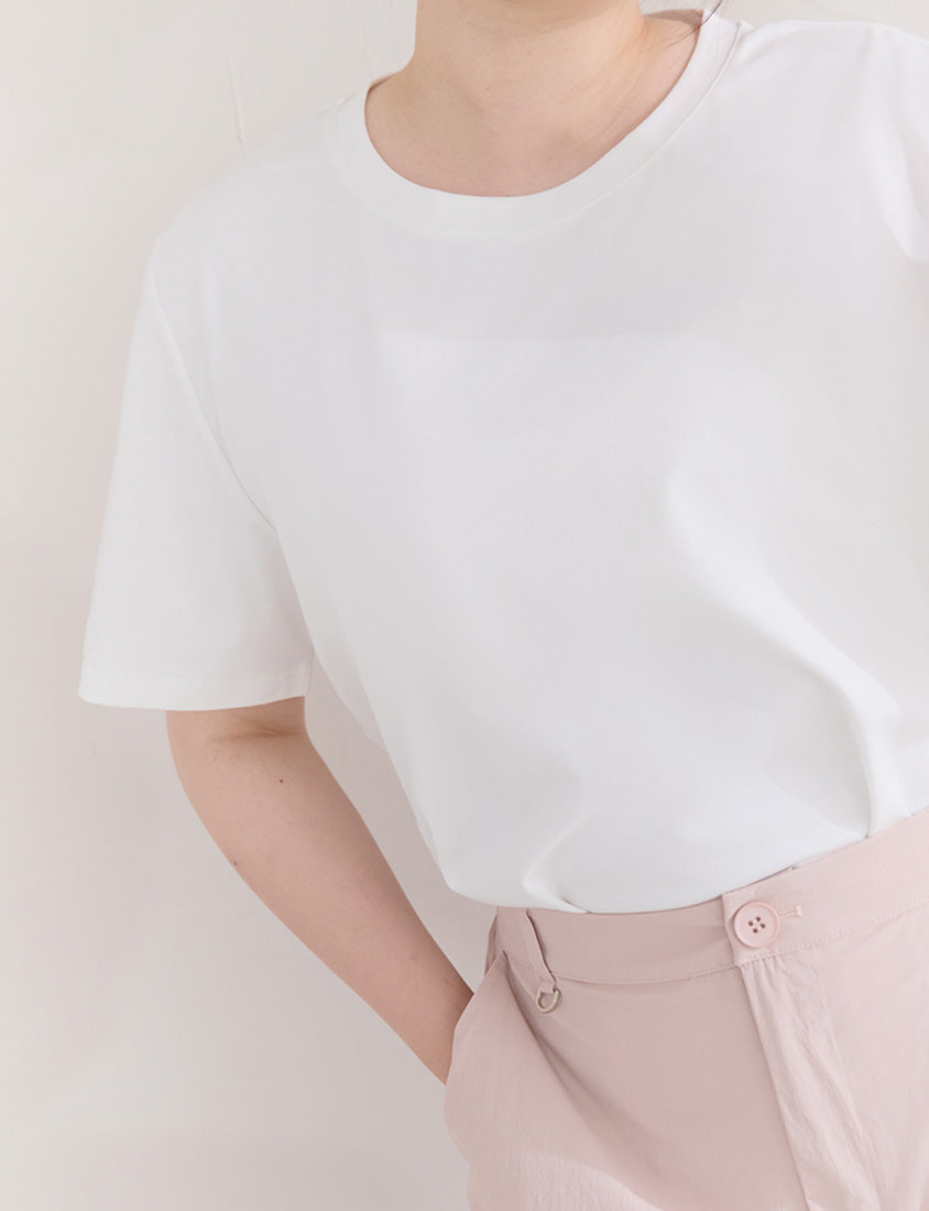 Instant Cooling Side Slit Oversized Plus Size Tee