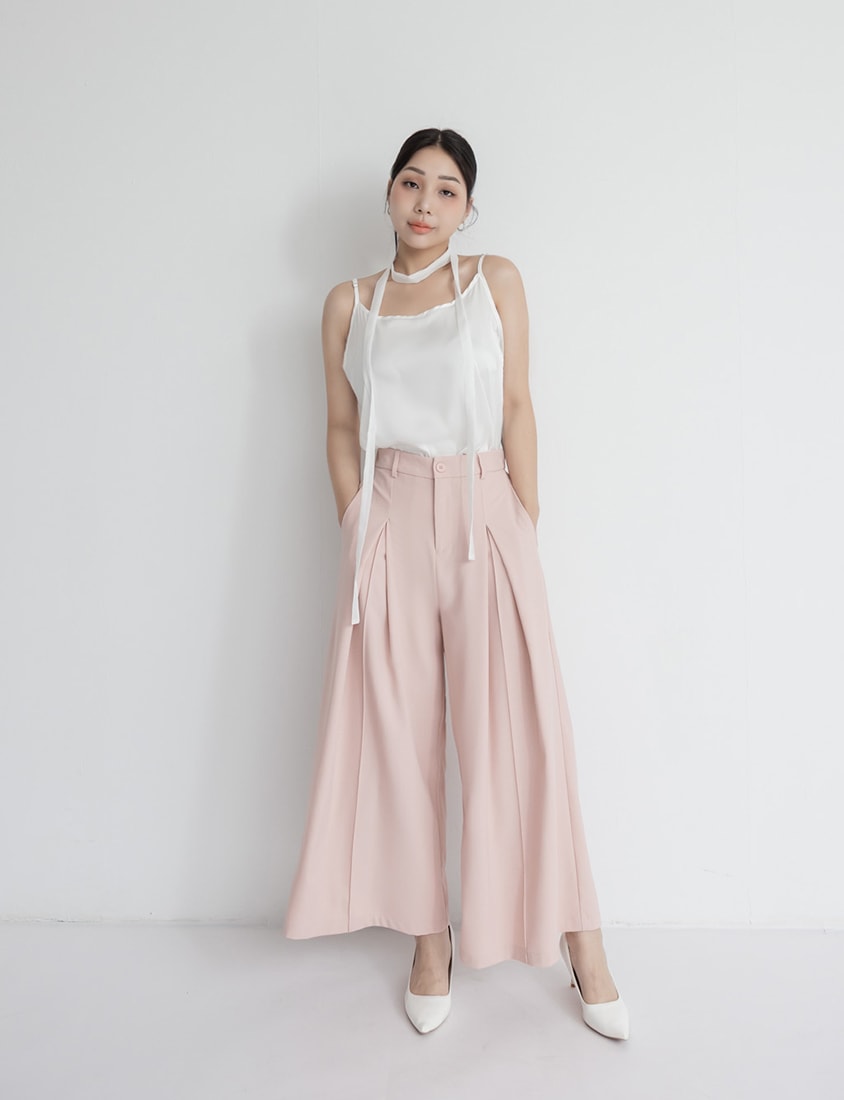 MISS. Elegant Two-Piece Sheer Plus Size Top (With Tie)