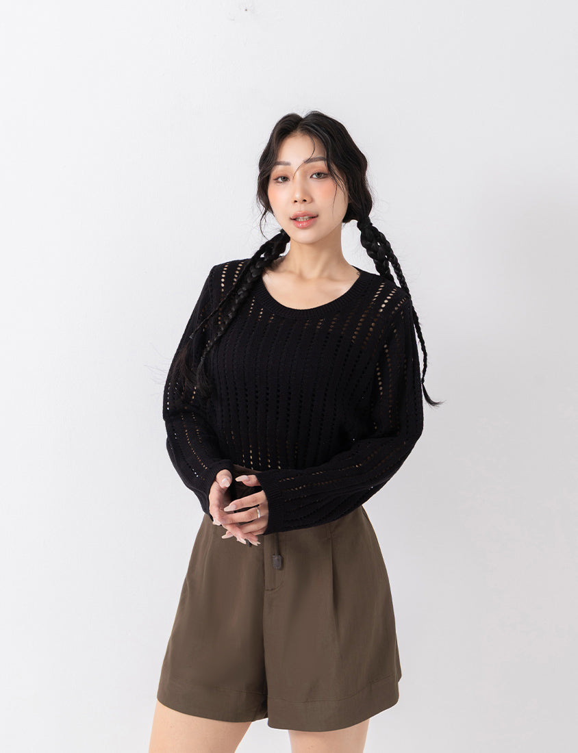 Boyish Style Drawstring Plus Size Shorts