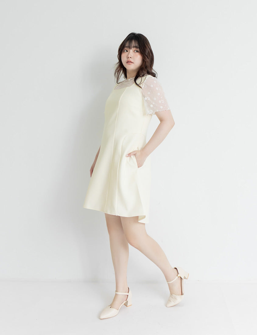 MISS. Slim Fit Tweed Plus Size Mini Dress
