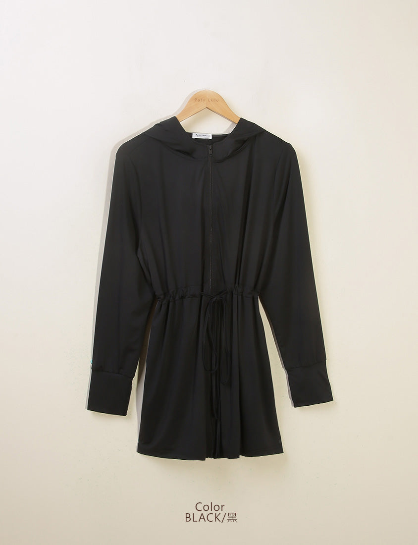 UV PRO+ Cooling Tech Sun Protection Plus Size Longline Jacket