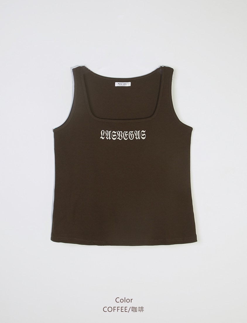 MUA! LAS VEGAS Ribbed Plus Size Tank Top