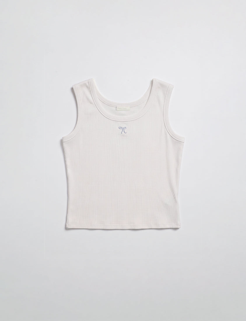 Versatile Square Neck Butterfly Embroidered Plus Size Tank Top