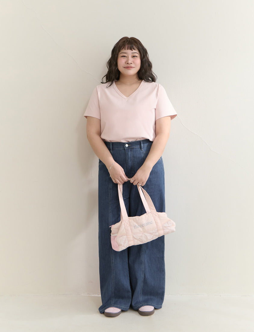 Upgraded 2.0! V-Neck Plus Size Slim Tee