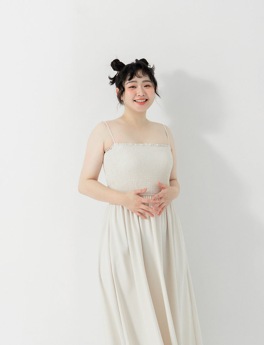 Versatile Adjustable Strap Plus Size Maxi Dress
