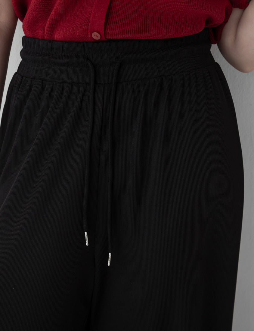 Hip-Contouring Slim Plus Size Wide Leg Pants (Regular)