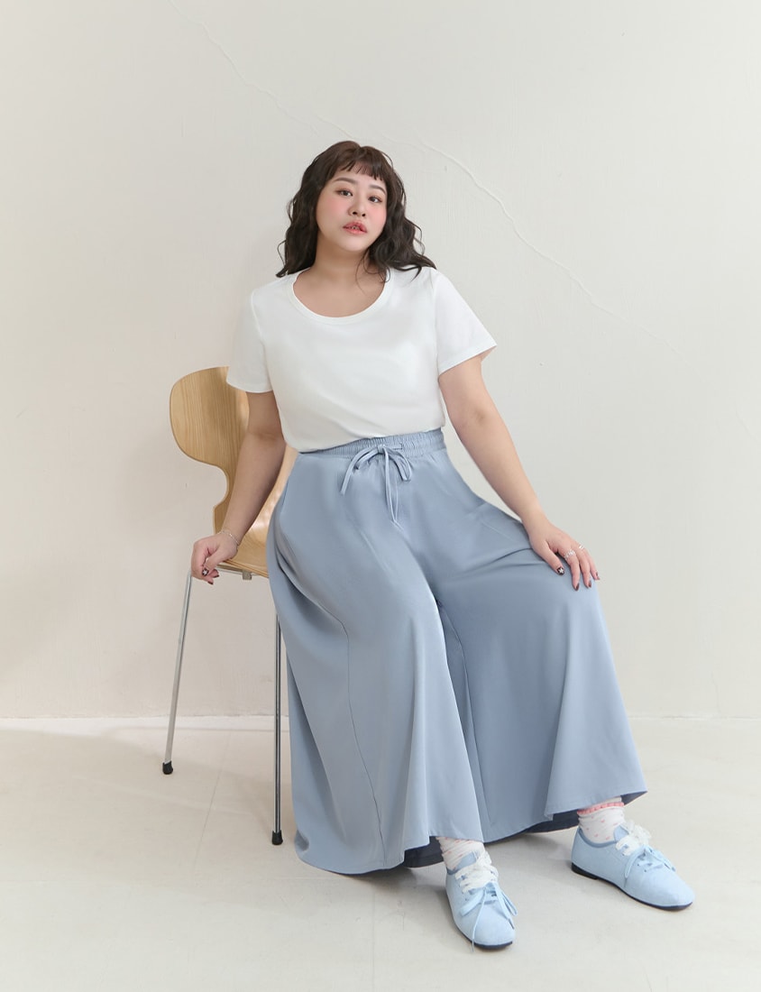 Upgraded 2.0! U-Neck Plus Size Slim Tee