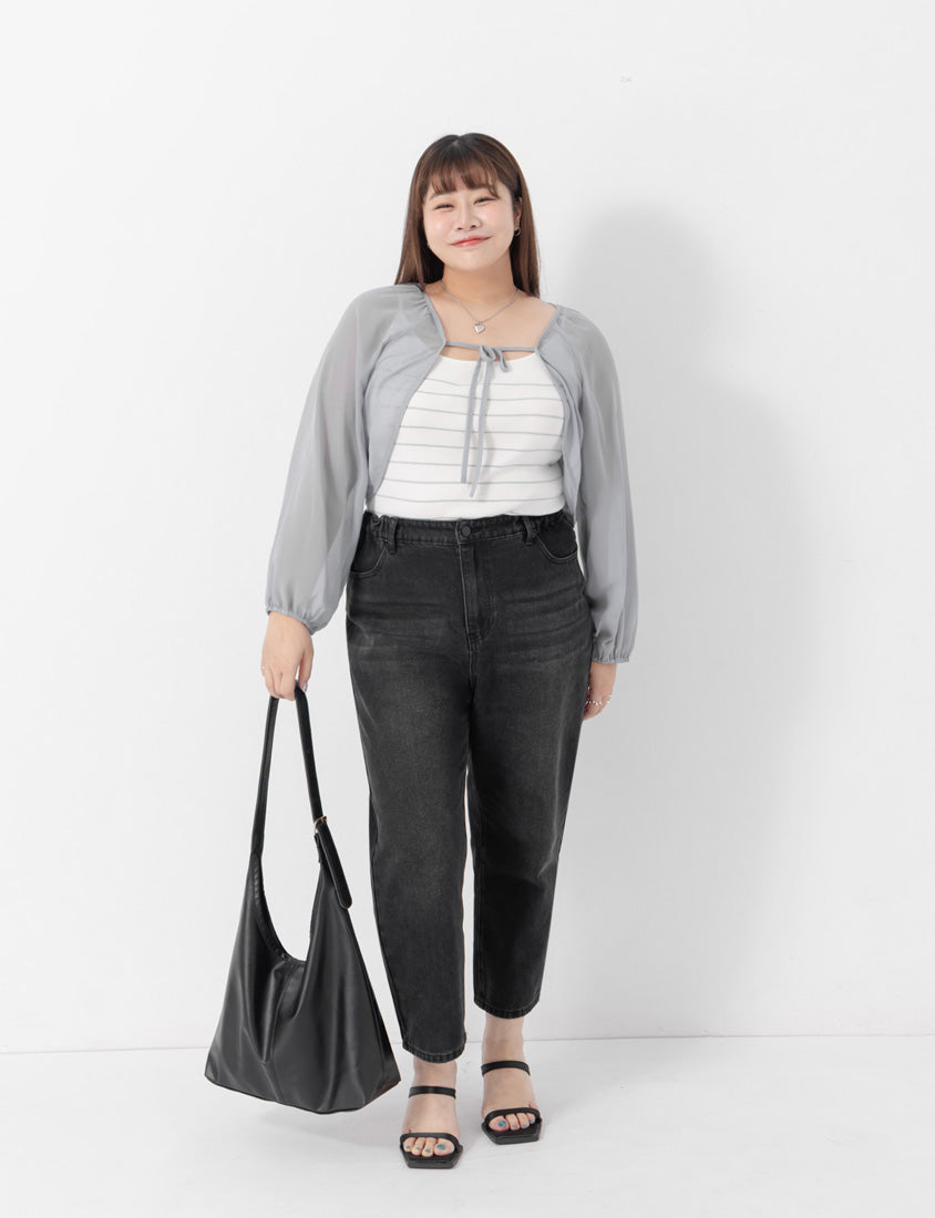 Apple-Shaped Friendly! Perfect Fit Plus Size Boyfriend Jeans