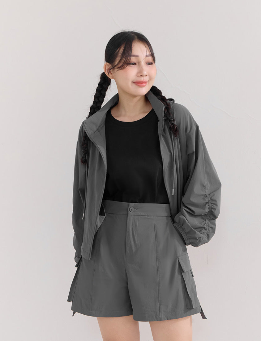Instant Cooling Side Slit Oversized Plus Size Tee