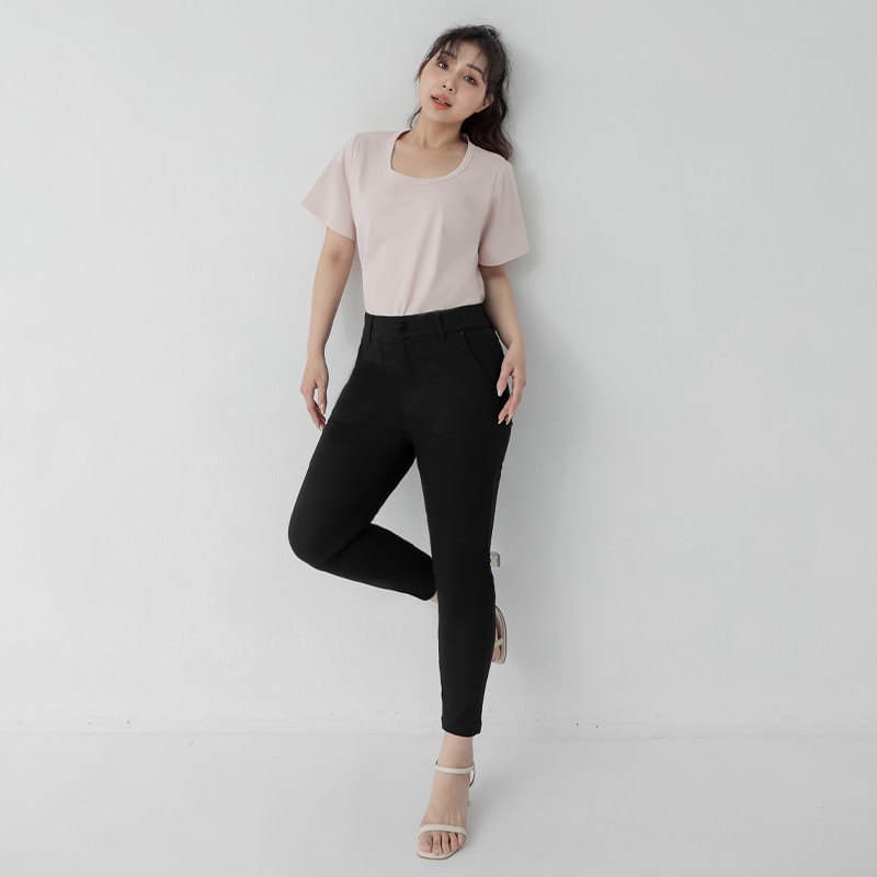 Tummy-Flattering Plus Size Slimming Pants 2.0 (Short)