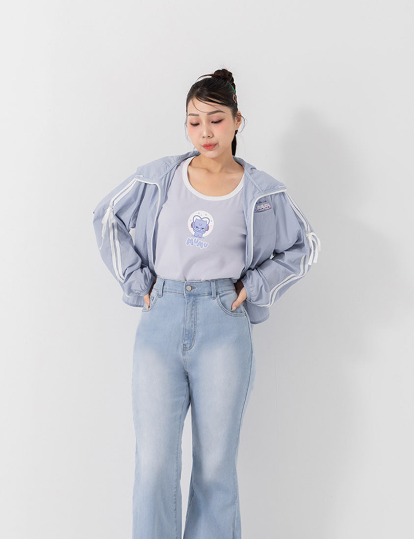 Poly Lulu x UGLY MEWS Collab Cute Cat Tee