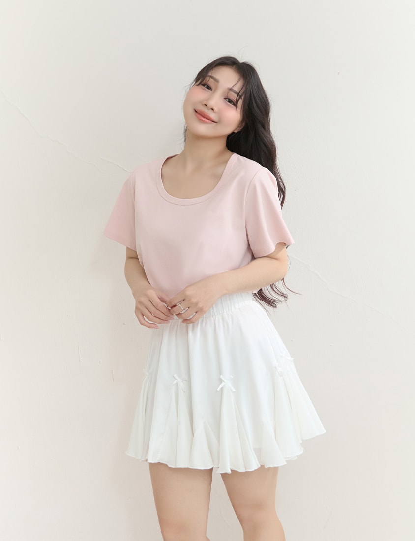Upgraded 2.0! U-Neck Plus Size Slim Tee