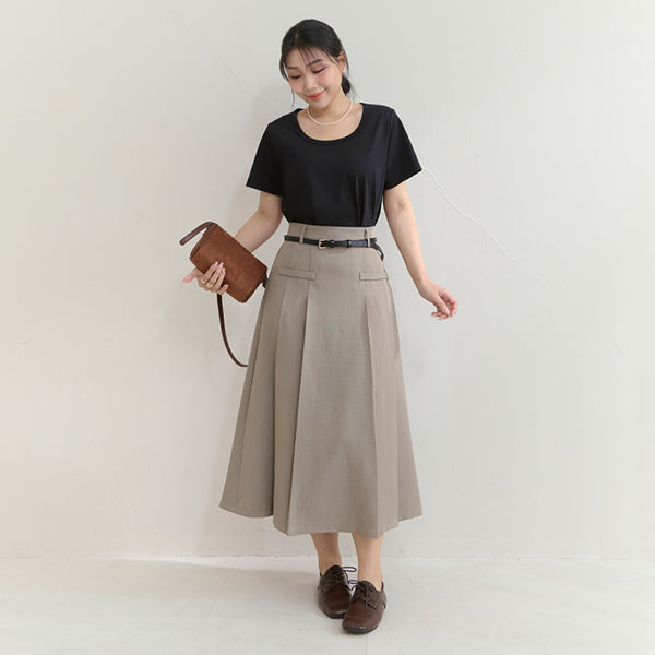 Upgraded 2.0! U-Neck Plus Size Slim Tee