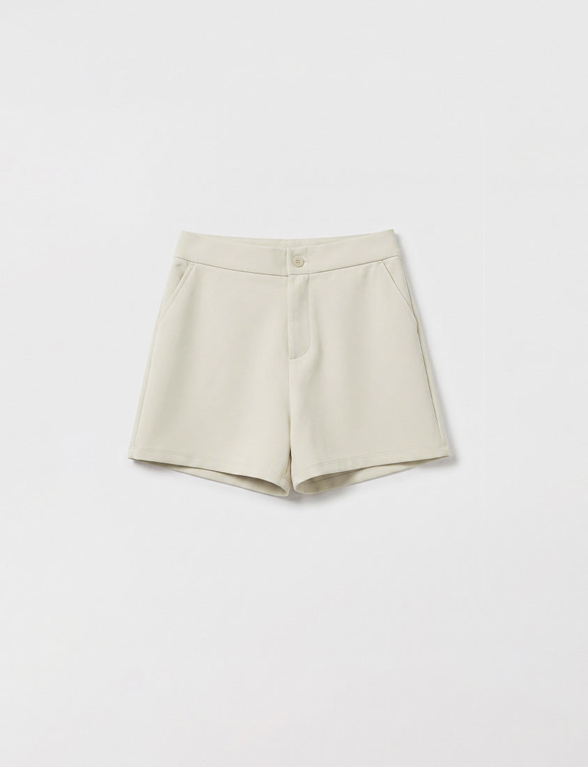 Standard Perfect Fit Structured Cloud Cotton Plus Size Shorts