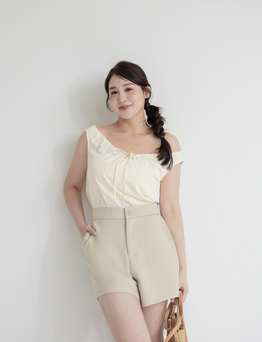 Cooling Drawstring Sleeveless Plus Size Top