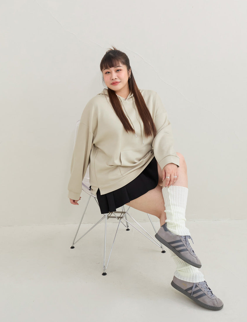 Sand Washed Cloud Cotton Oversize Plus Size Hoodie (Unisex)