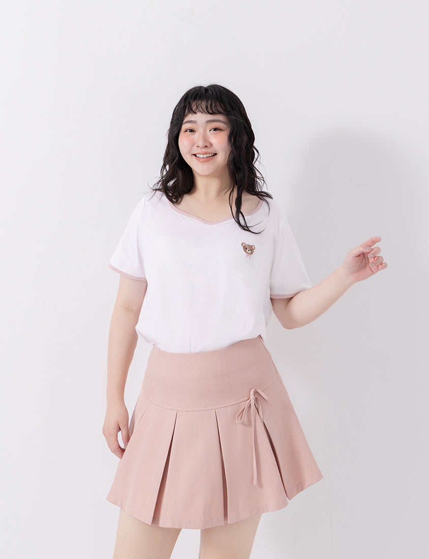 Instant Cooling Sorona Teddy Embroidered Plus Size Tee