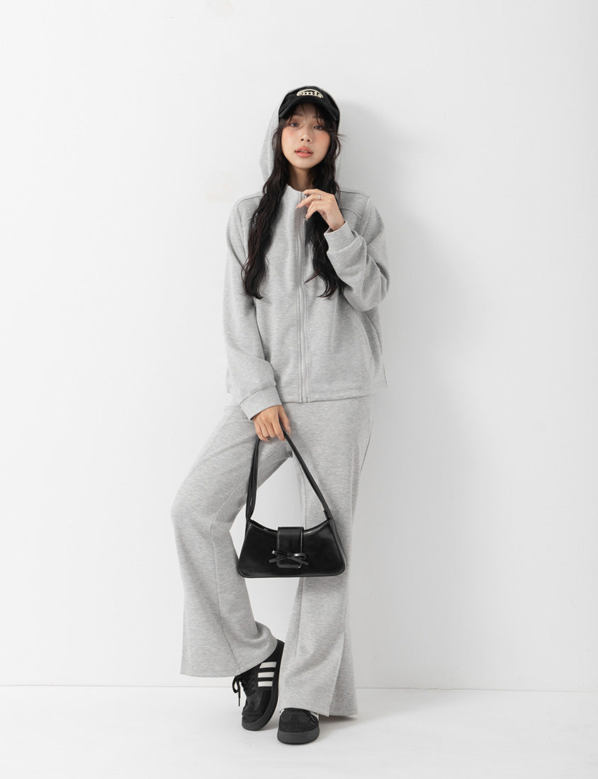 QQ Yogurt Touch Cotton Relaxed Fit Hoodie Plus Size Jacket