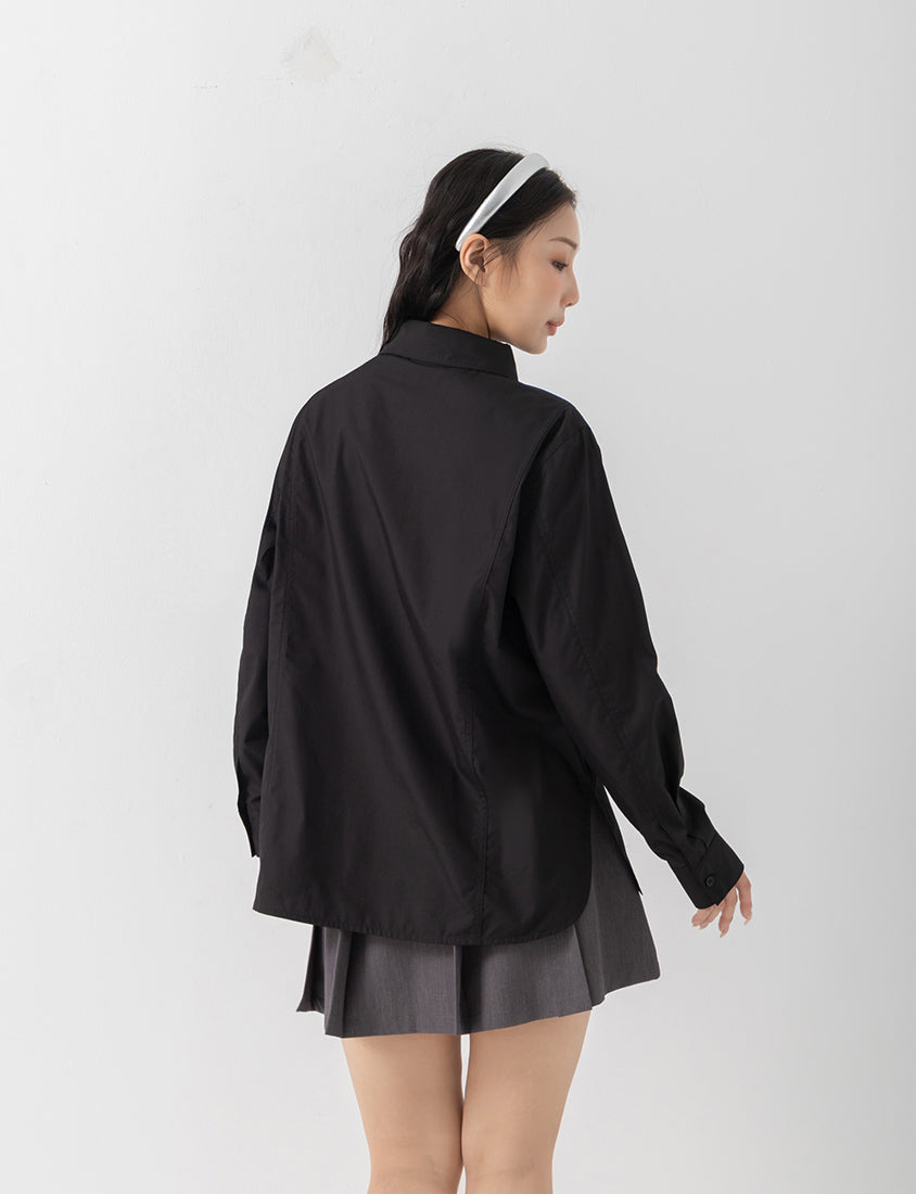 Pear-Shaped Friendly! Perfect Fit Seamed Versatile Plus Size Shirt