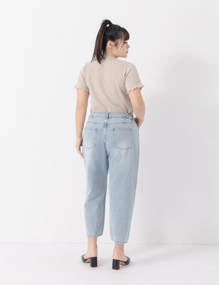 Standard Perfect Fit Plus Size Boyfriend Jeans