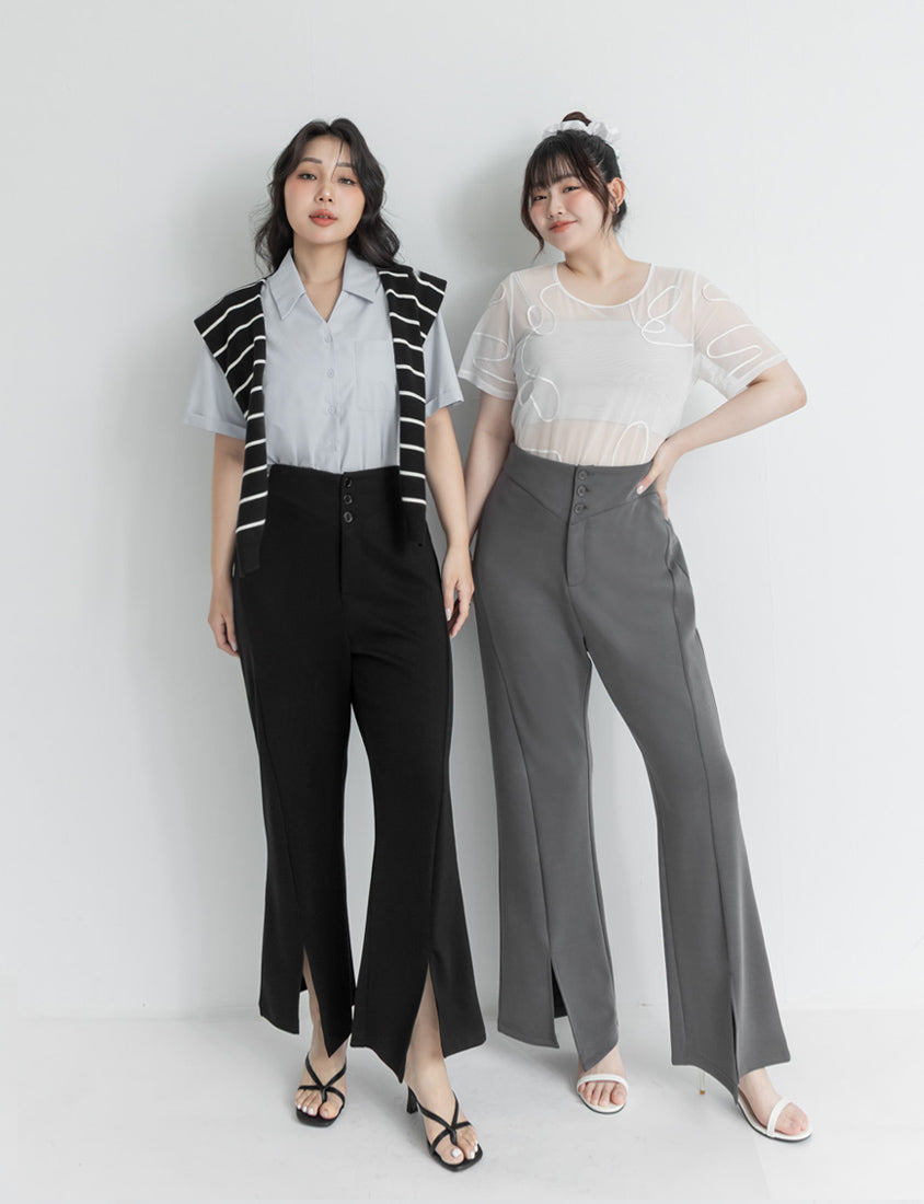 Instant Cool Cloud Cotton  Plus Size Flare Pants (Short)