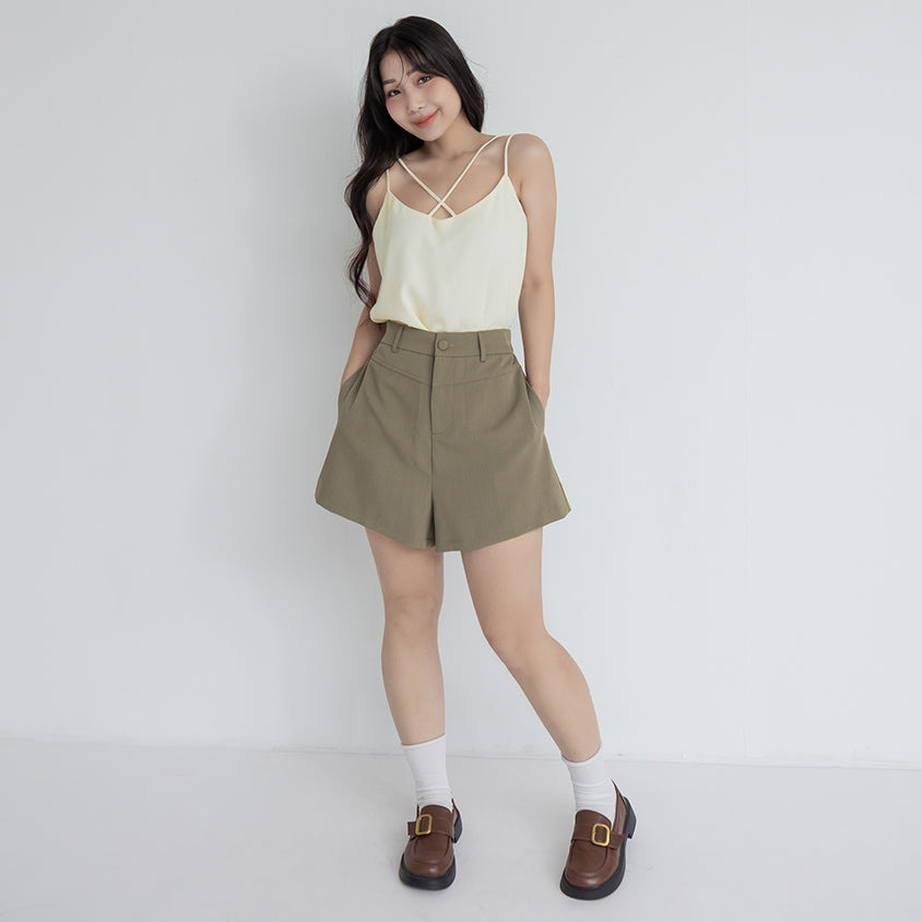 MISS. Summer Structured Plus Size Tailored Shorts