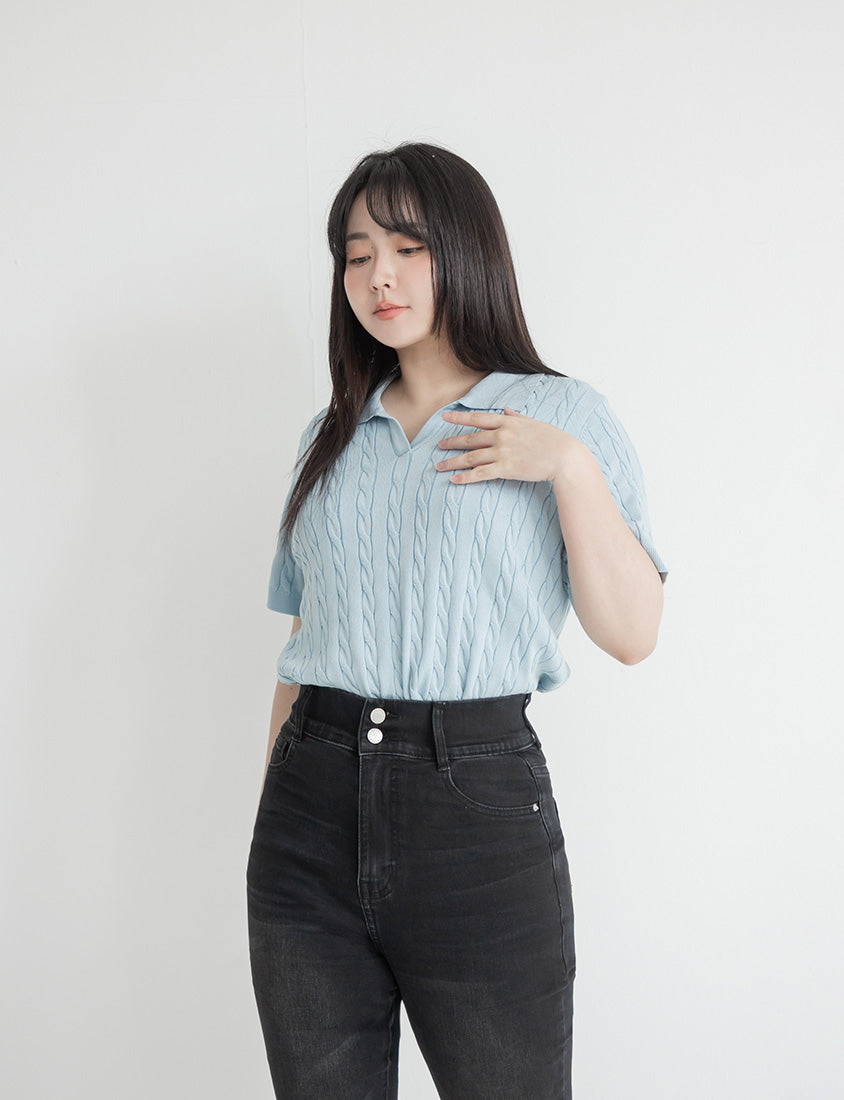 Push-Up High Waist Tummy-Control Plus Size Jeans