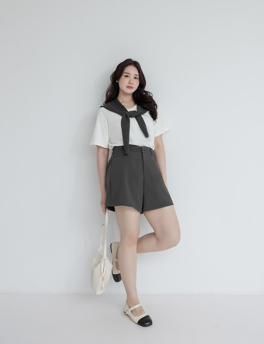 MISS. Summer Structured Plus Size Tailored Shorts