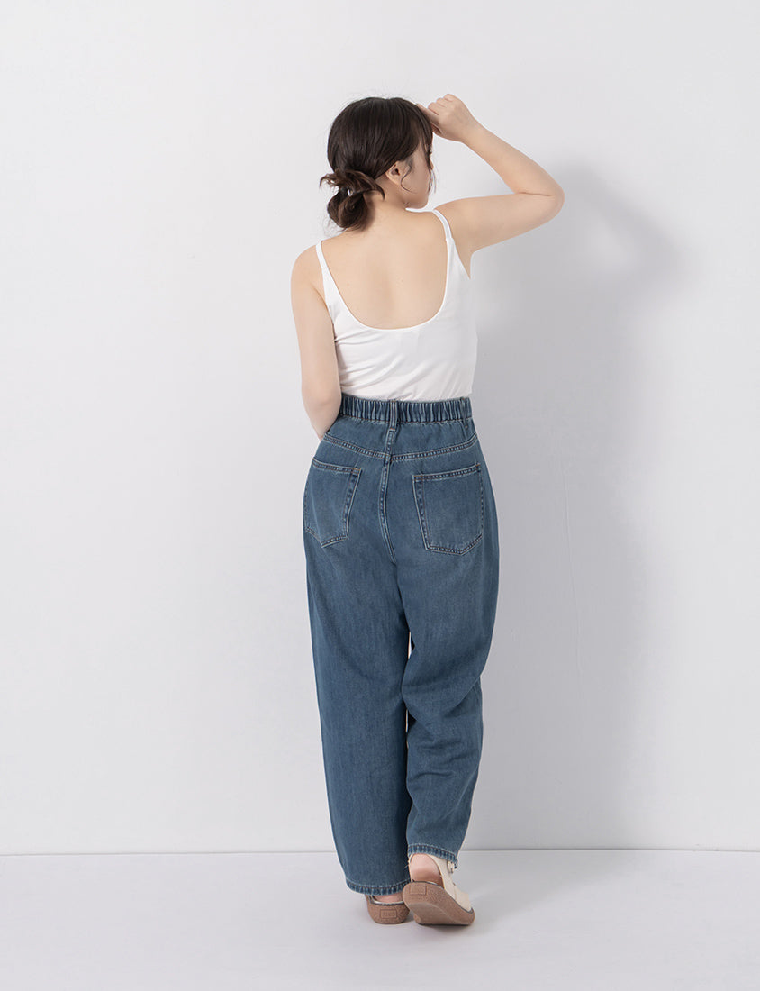 Apple-Shaped Friendly! Perfect Fit Slim Straight Cropped Plus Size Jeans
