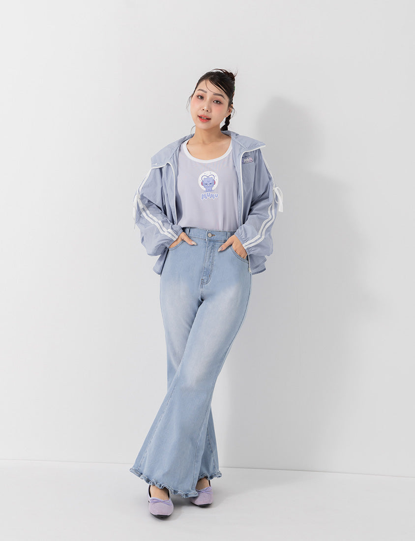 Poly Lulu x UGLY MEWS Collab Cute Cat Tee