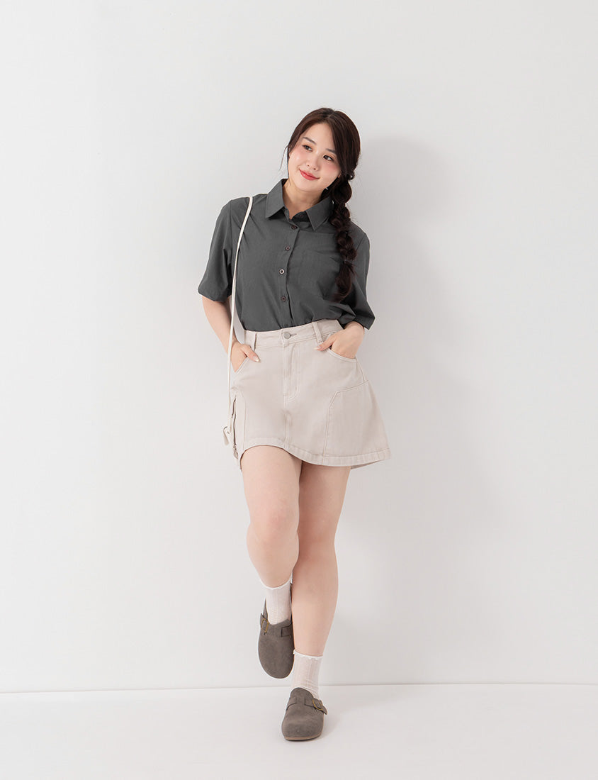 Instant Cooling Short Sleeve Plus Size Shirt