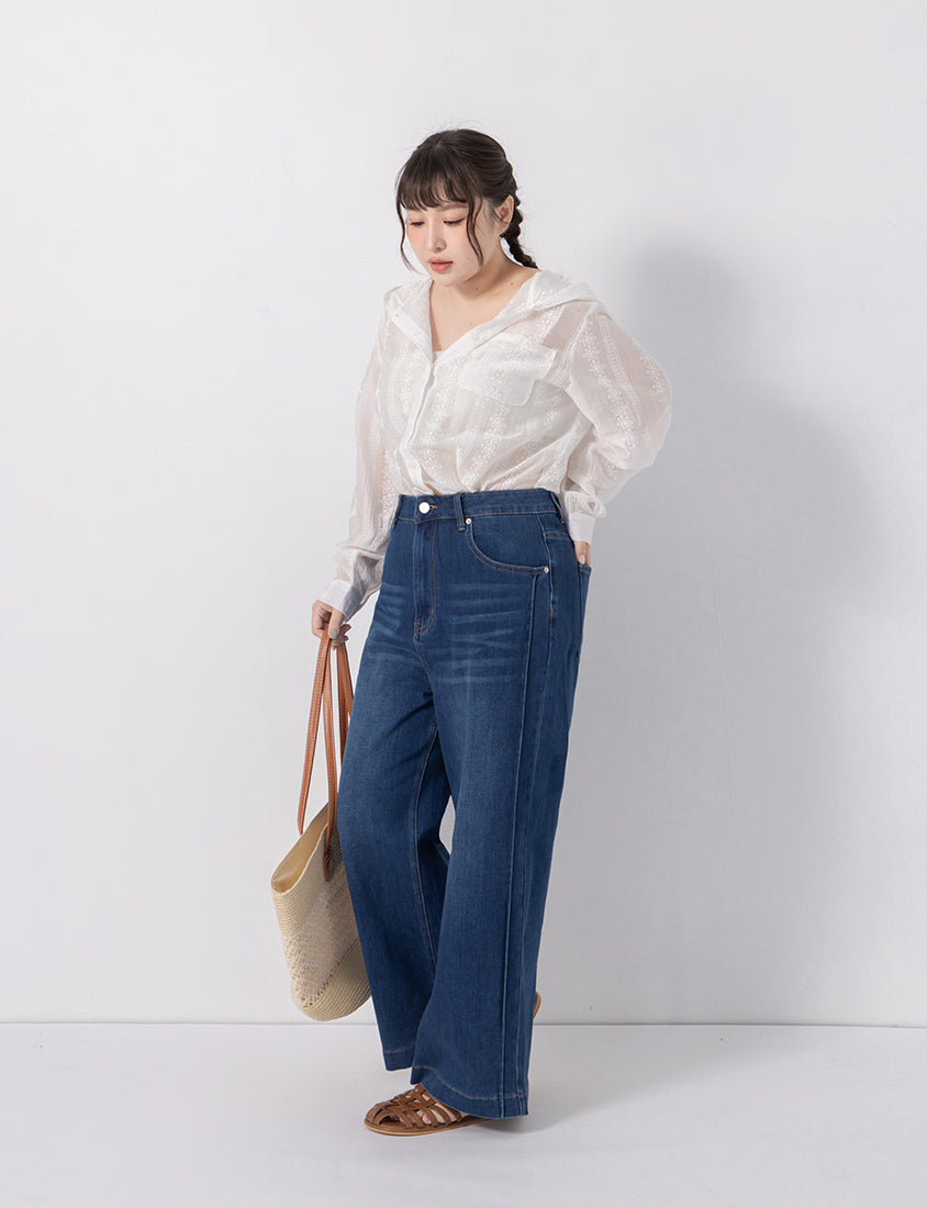 Perfect Long-Leg Stretchy Plus Size Jeans (Short)