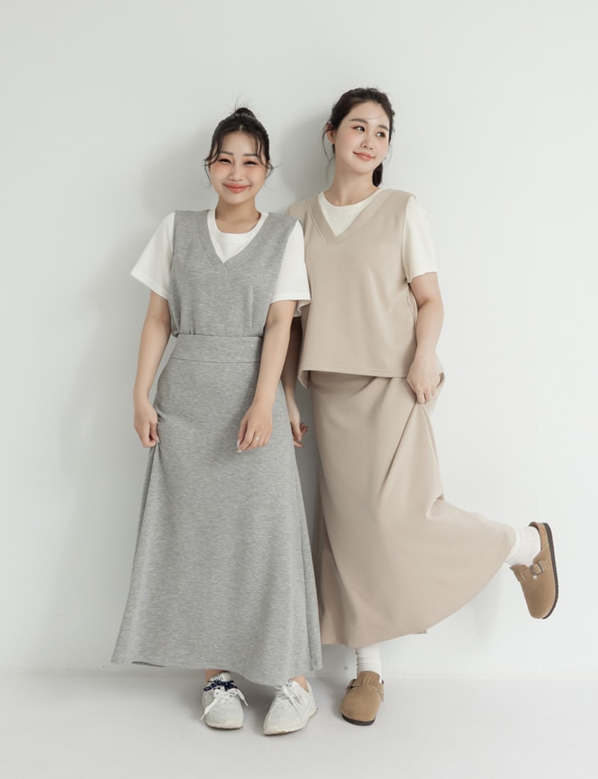 Instant Icy Cooling Cloud Cotton High Waist A-Line Plus Size Maxi Skirt