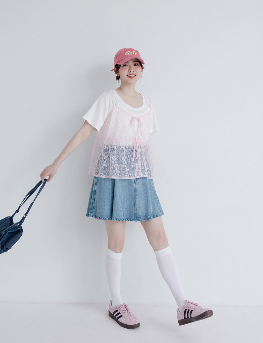 Silky Cool Liquid Touch Cotton Short Sleeve Plus Size Tee