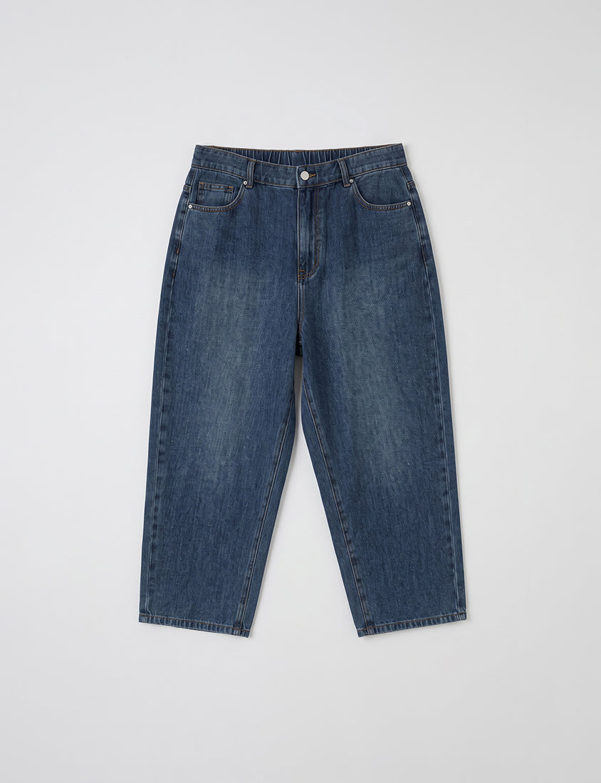 Standard Perfect Fit Slim Straight Cropped Plus Size Jeans