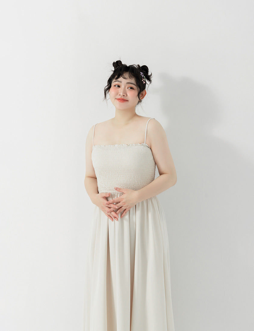 Versatile Adjustable Strap Plus Size Maxi Dress