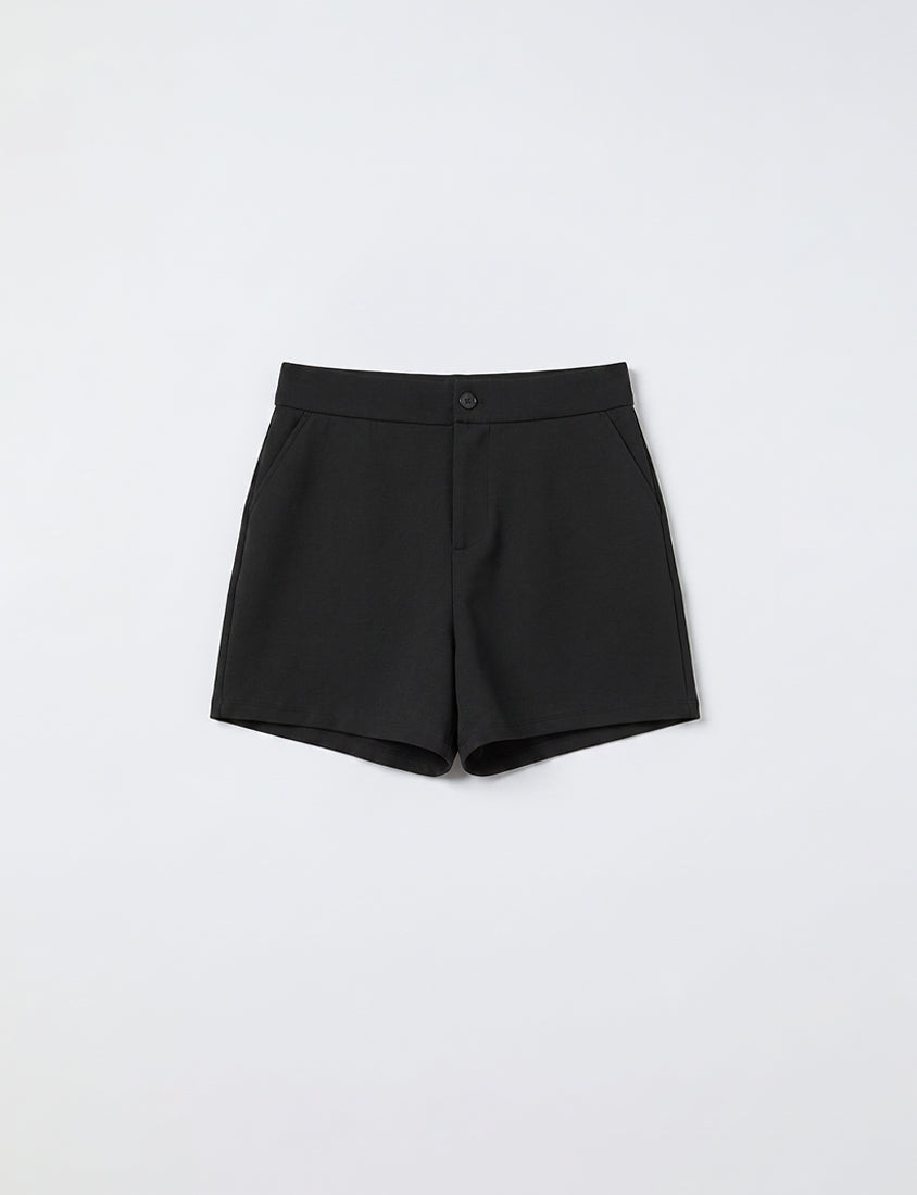 Pear-Shaped Friendly! Perfect Fit Structured Cloud Cotton Plus Size Shorts