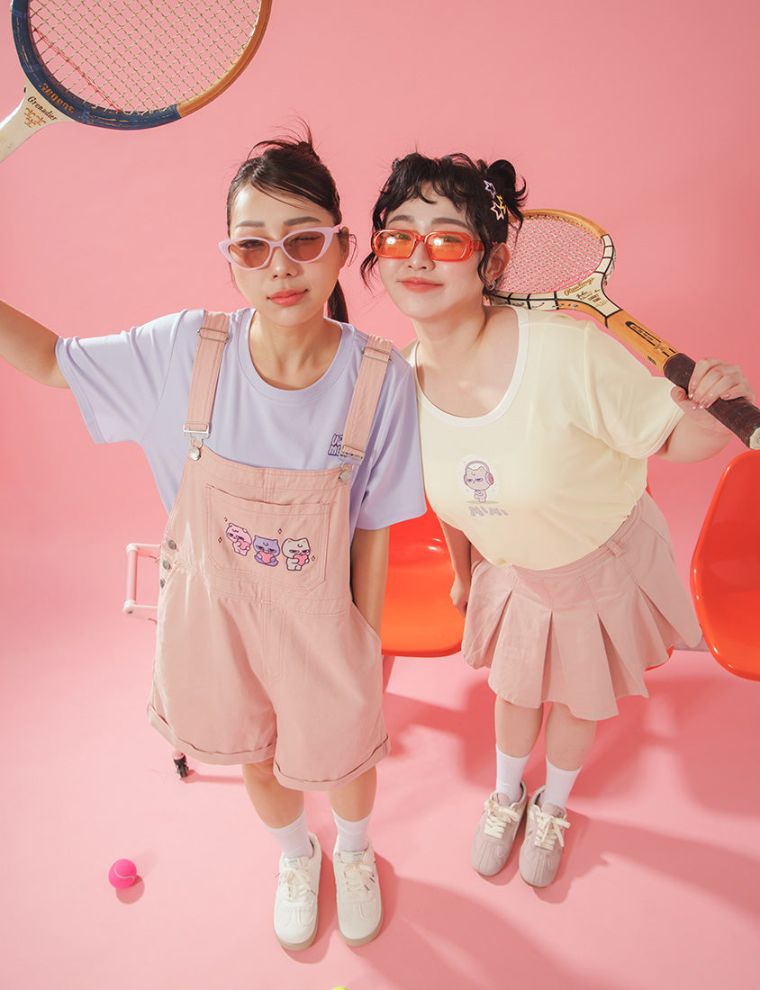 Poly Lulu x UGLY MEWS Collab Cute Cat Tee