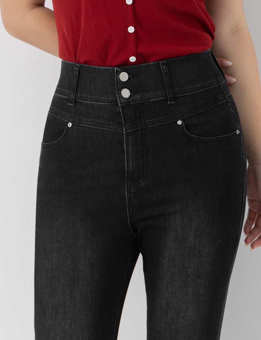 Ultra High Waist Tummy Flattering Long Leg Plus Size Jeans