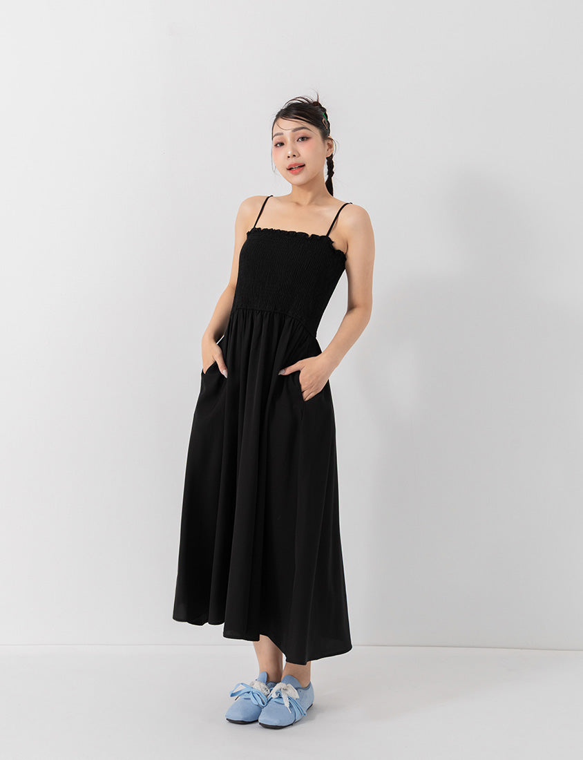 Versatile Adjustable Strap Plus Size Maxi Dress