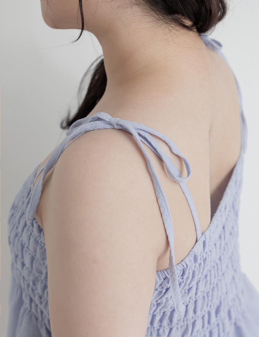 Cute Stretch Crinkled Tie Front Plus Size Layering Cami Vest