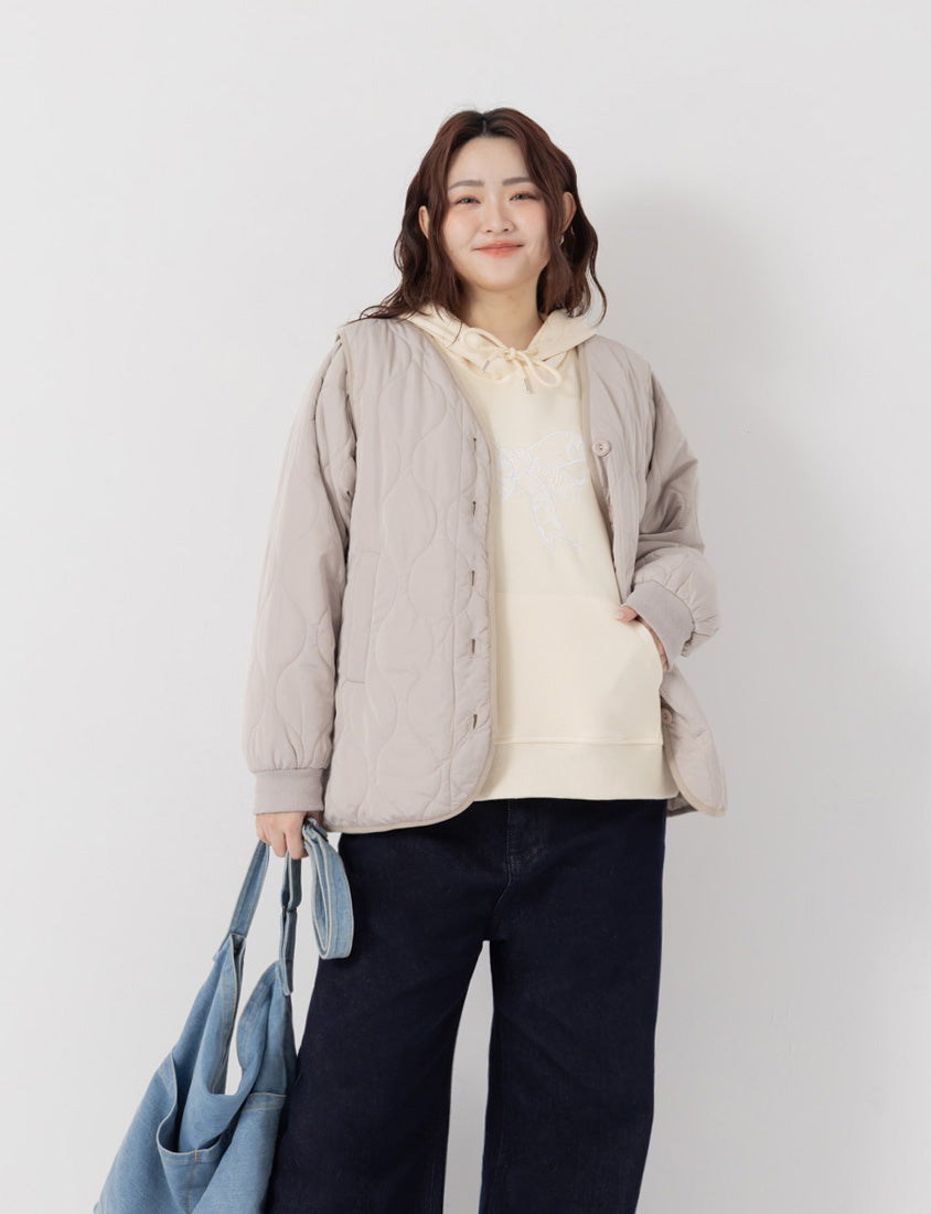 Lace Bow Cloud Cotton Plus Size Hoodie