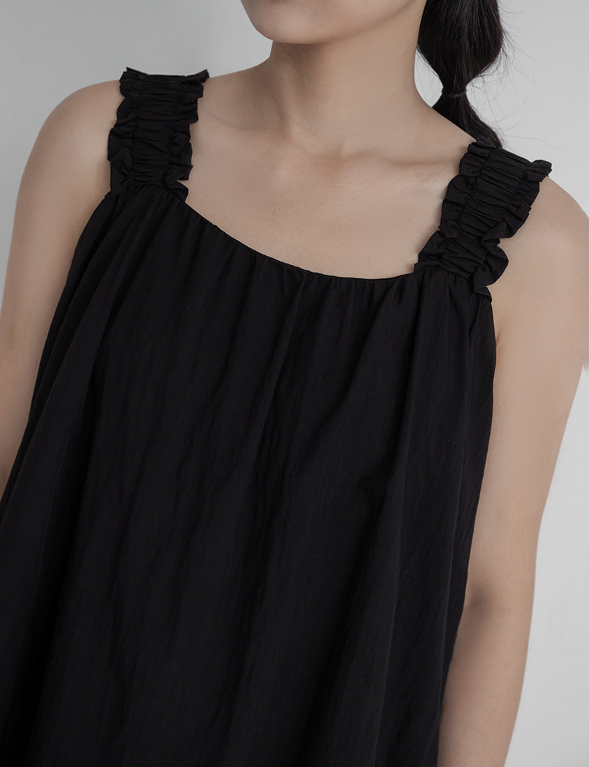 Cooling Crinkle Elastic Double-Layer Plus Size Tank Top